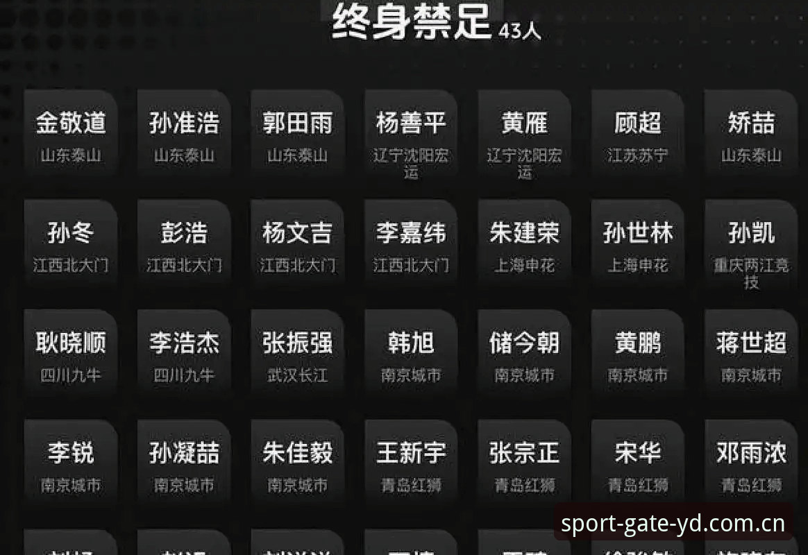 中国足协第三批禁足名单完整解读指南：从行业乱象看体育诚信体系重建